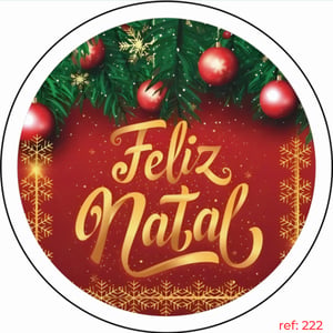 Natal - Capa de Painel Redondo