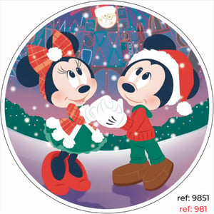 Natal - Capa de Painel Redondo