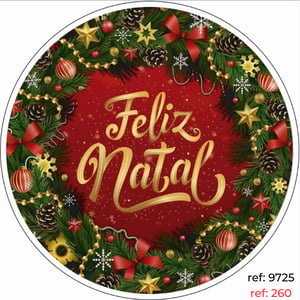 Natal - Capa de Painel Redondo