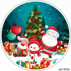 Natal - Capa de Painel Redondo