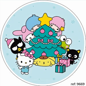 Natal - Capa de Painel Redondo