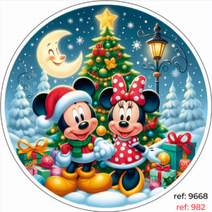 Natal - Capa de Painel Redondo