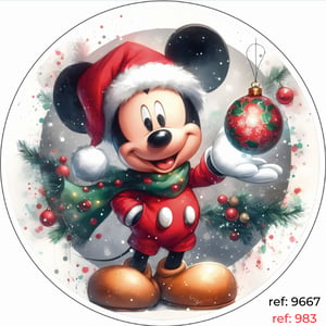 Natal - Capa de Painel Redondo