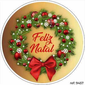 Natal - Capa de Painel Redondo