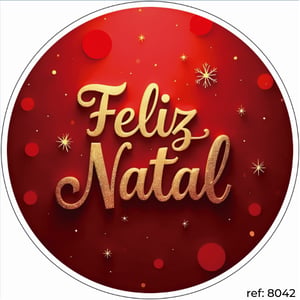 Natal - Capa de Painel Redondo