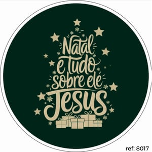 Natal - Capa de Painel Redondo