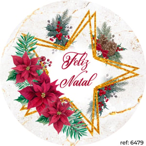 Natal - Capa de Painel Redondo