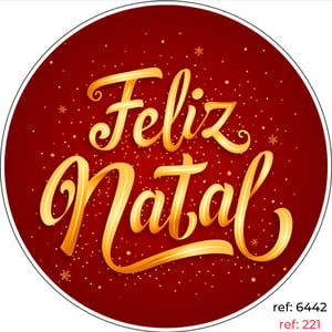 Natal - Capa de Painel Redondo