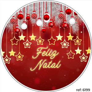 Natal - Capa de Painel Redondo
