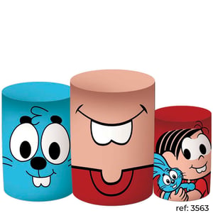 Turma da Mônica - Trio de Capas de Cilindros