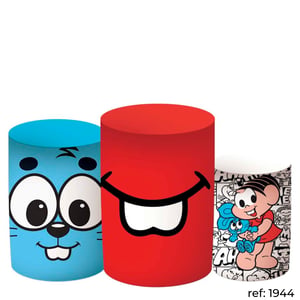 Turma da Mônica - Trio de Capas de Cilindros