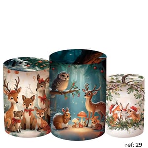Natal - Trio de Capas de Cilindros