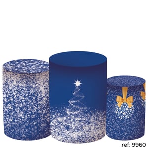Natal - Trio de Capas de Cilindros