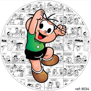 Cebolinha (Turma da Mônica) - Capa de Painel Redondo