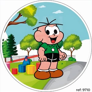 Cebolinha (Turma da Mônica) - Capa de Painel Redondo
