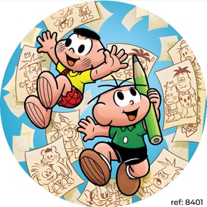 Cebolinha (Turma da Mônica) - Capa de Painel Redondo