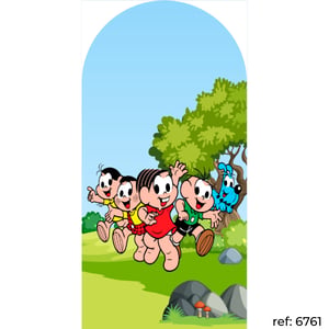 Turma da Mônica - Capa de Painel Romano Veste Fácil 100x200