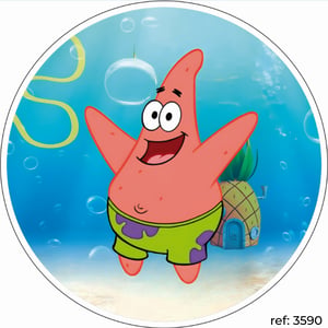 Bob Esponja - Capa de Painel Redondo