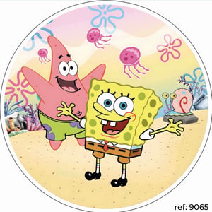 Bob Esponja - Capa de Painel Redondo