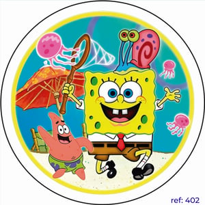 Bob Esponja - Capa de Painel Redondo