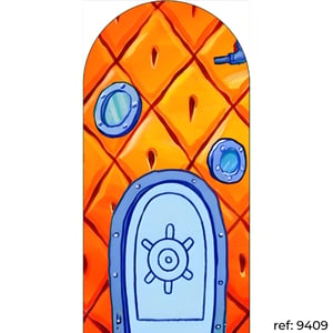 Bob Esponja - Capa de Painel Romano Veste Fácil 100x200