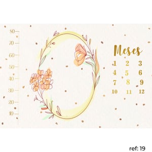 Temas Variados - Tapete Mesversário Retangular c/ Marcador