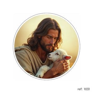Bom Pastor- Capa de Painel Redondo