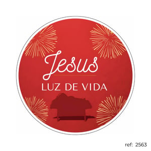 Jesus pão e luz - Capa de Painel Redondo