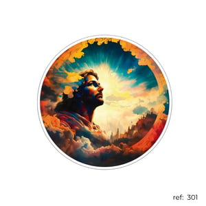 Jesus pão e luz - Capa de Painel Redondo
