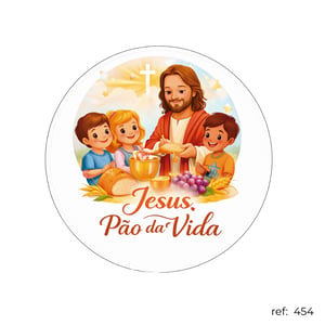Jesus pão e luz - Capa de Painel Redondo