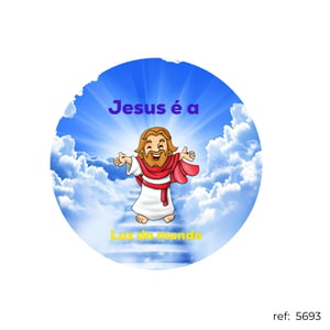 Jesus pão e luz - Capa de Painel Redondo