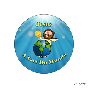 Jesus pão e luz - Capa de Painel Redondo