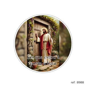 Salvação e Fé - Capa de Painel Redondo
