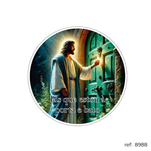 Salvação e Fé - Capa de Painel Redondo