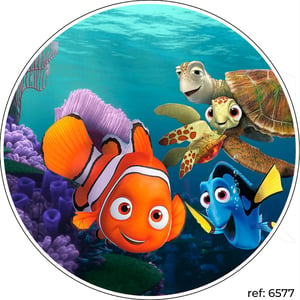 Procurando o Nemo - Capa de Painel Redondo