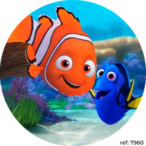 Procurando o Nemo - Capa de Painel Redondo