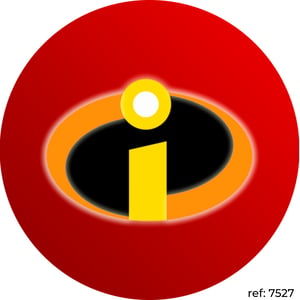Os Incríveis - Capa de Painel Redondo