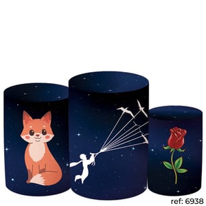 O Pequeno Príncipe - Trio de Capas de Cilindros