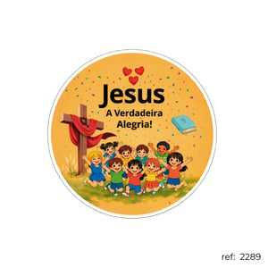 Jesus e crianças - Capa de Painel Redondo