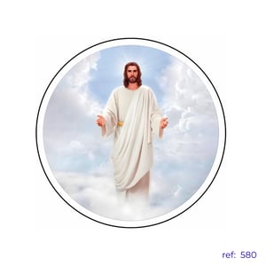 Páscoa com Jesus - Capa de Painel Redondo
