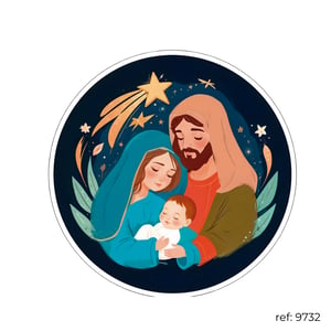 Sagrada Família - Capa de Painel Redondo