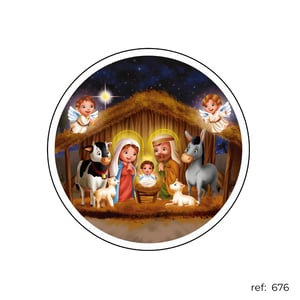 Sagrada Família - Capa de Painel Redondo
