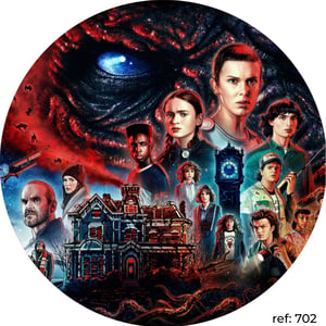 Stranger Things - Capa de Painel Redondo
