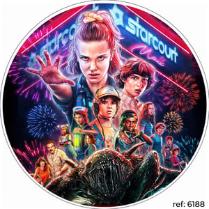 Stranger Things - Capa de Painel Redondo