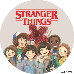 Stranger Things - Capa de Painel Redondo