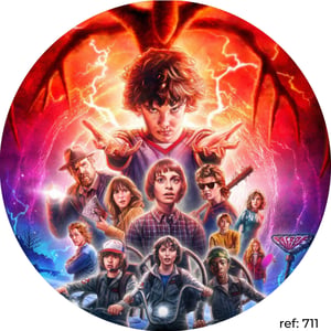 Stranger Things - Capa de Painel Redondo
