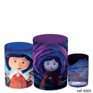 Coraline - Trio de Capas de Cilindros