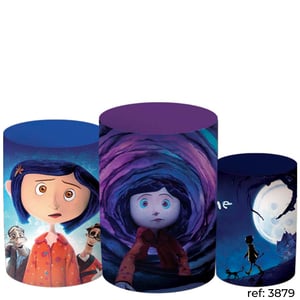 Coraline - Trio de Capas de Cilindros