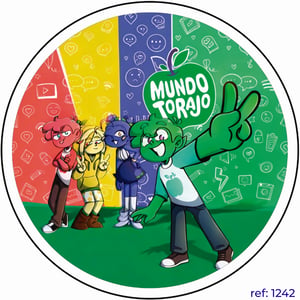 Mundo Torajo - Capa de Painel Redondo