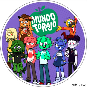 Mundo Torajo - Capa de Painel Redondo